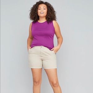 NWT Lane Bryant Chino Short